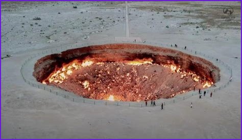 Inside The Gates Of Hell, Turkmenistan's Fiery Darvaza Gas Crater